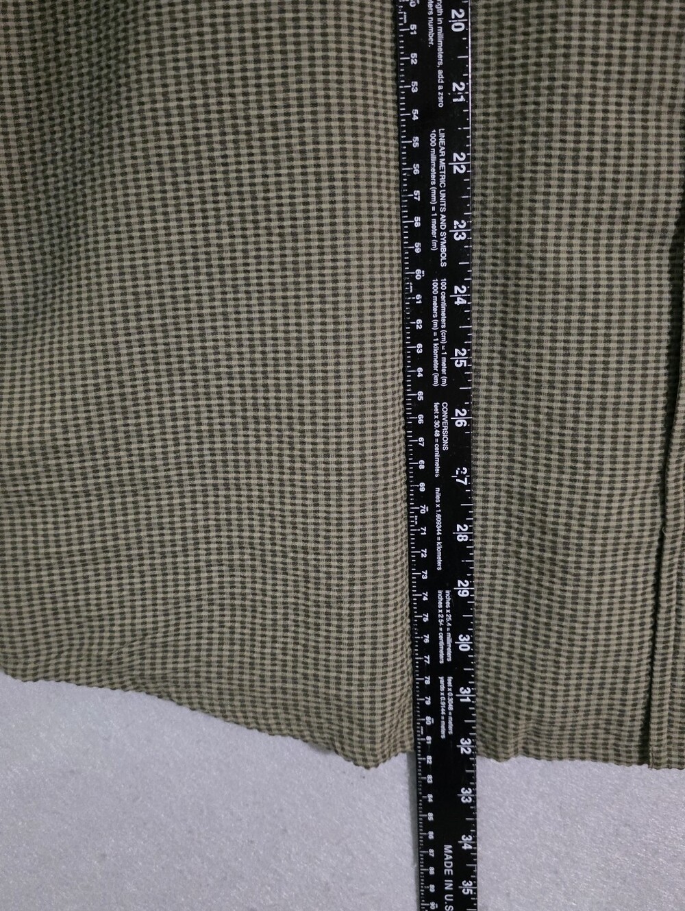 NWT Duck Camp Mens Moss Coastal Seersucker Short Sleeve Button Up Shirt Size 3XL - Picture 4 of 10